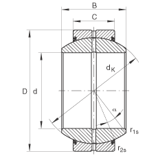 PS GE15-FO-2RS,  DIN ISO 12 240-1 ˜, Soɂȴܷ