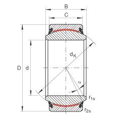 PS GE40-UK-2RS,  DIN ISO 12 240-1 ˜, Soɂȴܷ