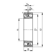 {ĝLS 23972-K-MB,  DIN 635-2 ˜ʵҪߴ, FF 1:12