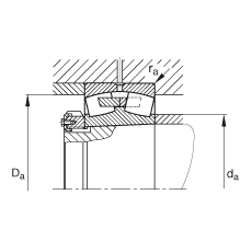 {ĝLS 23972-K-MB,  DIN 635-2 ˜ʵҪߴ, FF 1:12